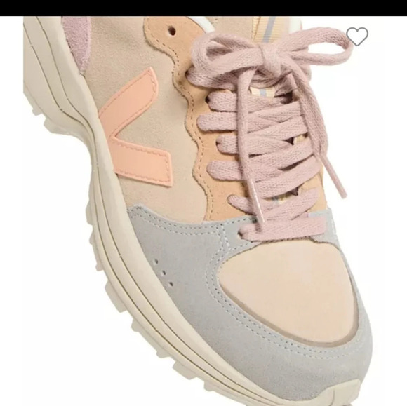 VEJA Venturi suede almond peach multico size US 5 NWT - Picture 5 of 11